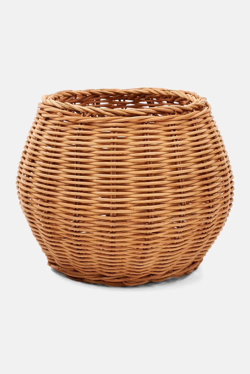 Muy Mucho Natural Fiber Storage Basket, Brown