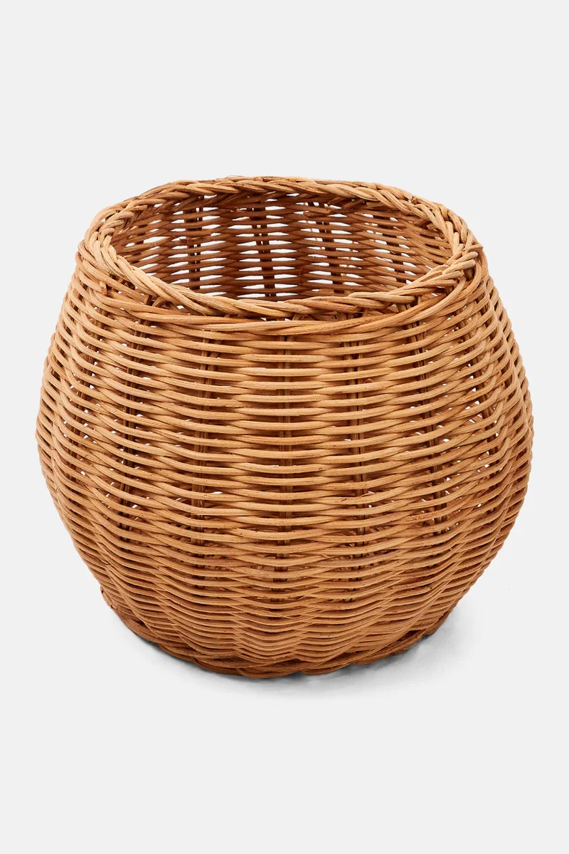 Muy Mucho Natural Fiber Storage Basket, Brown
