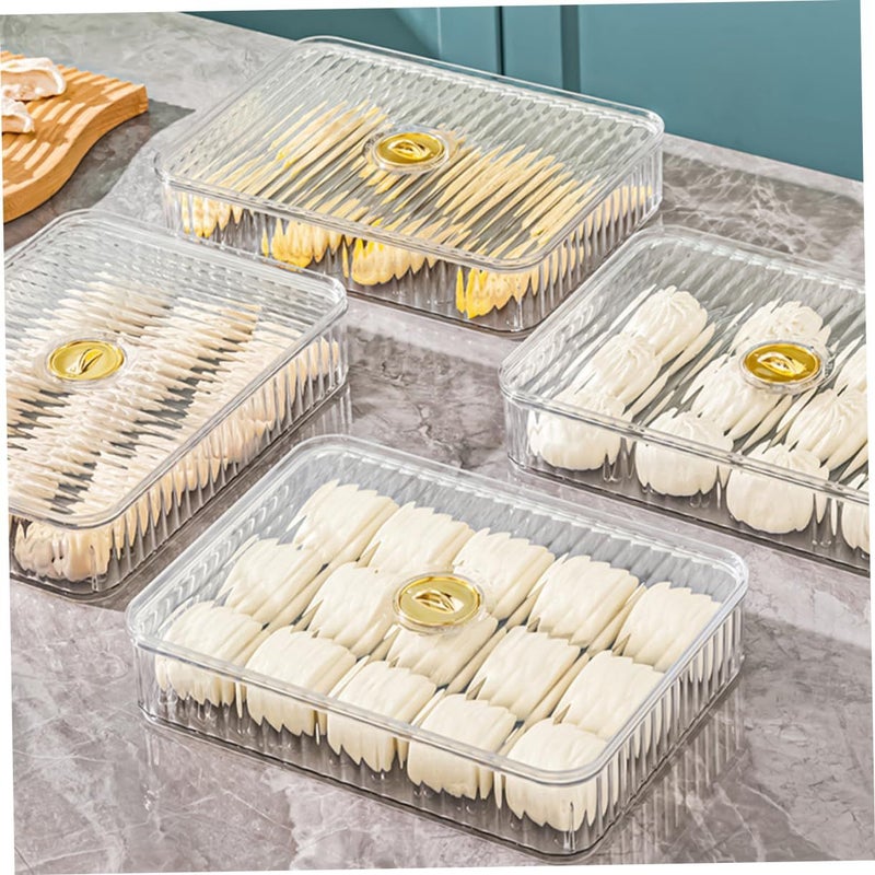 Large Clear Fridge Egg Holder And Vegetable Storage Containers For Freezer Organizer - Image 4