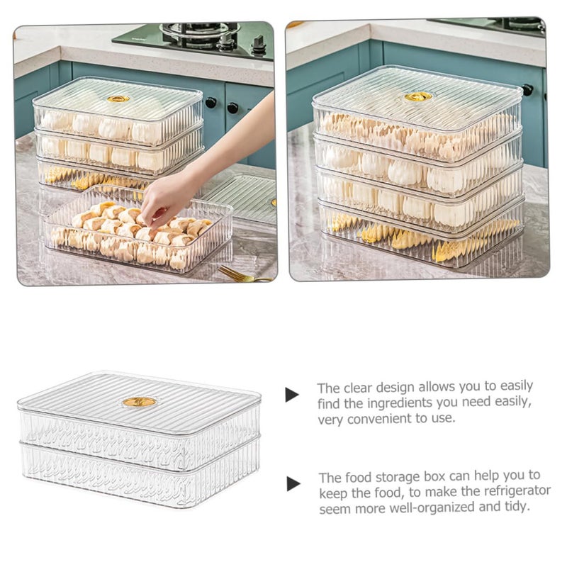 Large Clear Fridge Egg Holder And Vegetable Storage Containers For Freezer Organizer - Image 5