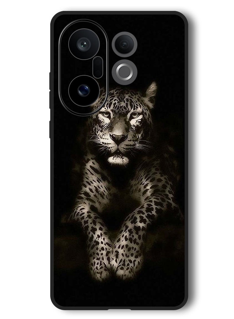 Theodor Case Compatible with Vivo X200 FE 6.31 Inch Protection Shockproof Bumper Cover Leopard - Image 1
