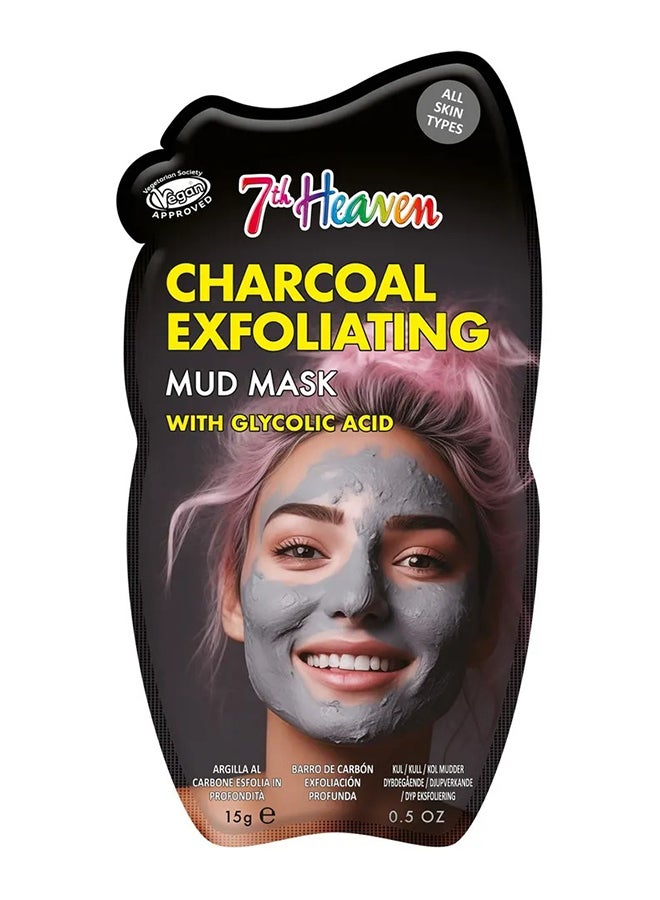 7th Heaven Charcoal Exfoliating Mud Mask 15g - Image 1