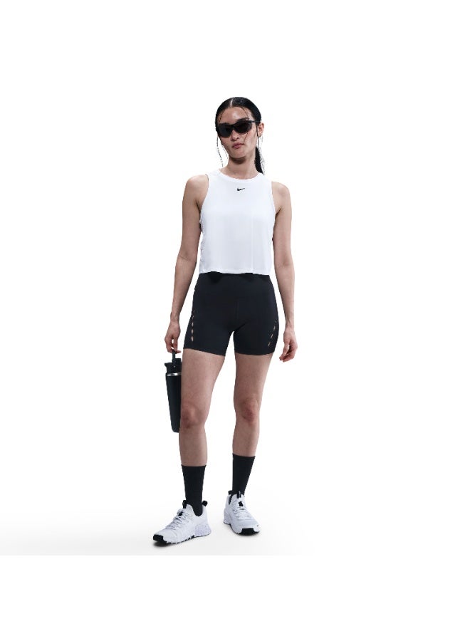 Nike Women’s Nike One Classic Dri-FIT Crop Tank White - Image 1