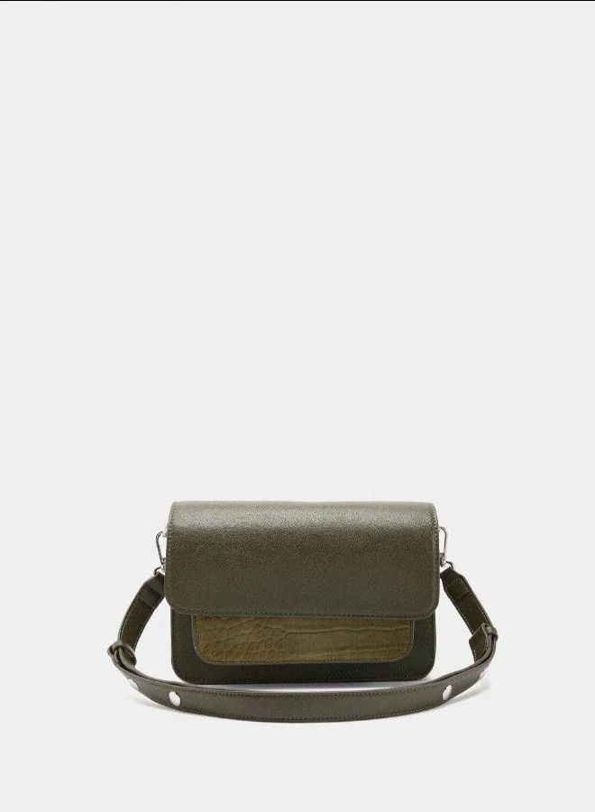 بارفوا حقيبة كروس بودي مع فتحة وملمس