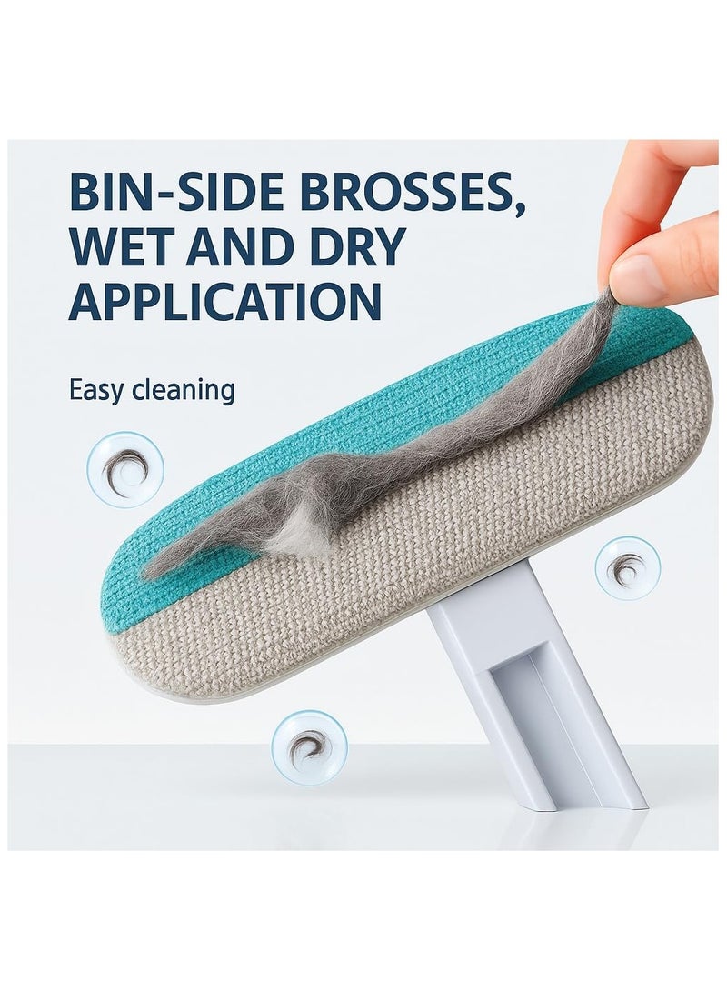 2pack Pet Hair Remover for Furniture,4 in1 Reusable Effective Lint Brush for Dog Cat Hair Extendable Multifunctional Double Sided Cleaning Tool,Gentle on Couches,Carpets Clothes,Bedding - Image 4