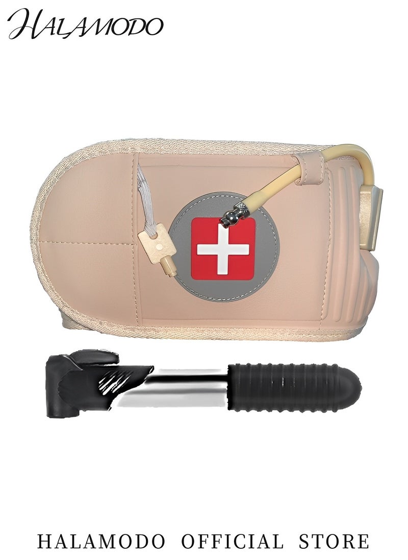 HALAMODO - Decompression Back Belt for Adult Lumbar Spine Support Belt with Short pump for Lower Back Pain Relief Lumbar Air Traction Device Fits Waist Size 29-49 Inches - Image 1