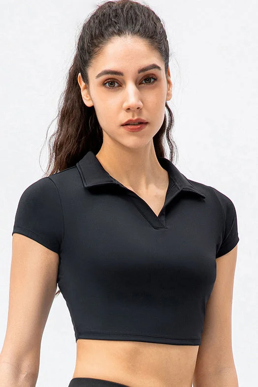 SVL سفال كورت آند كونفيدنس توب أسود