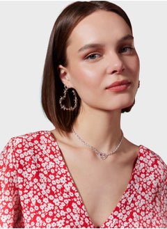 DeFacto V-Neck Floral Mini Short Sleeve Woven Dress  - Image 3