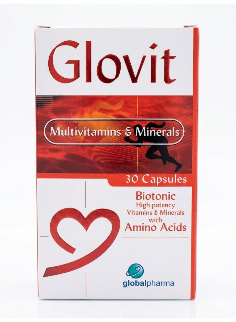 كبسولات غلوفيت متعددة الفيتامينات 30 كبسولة