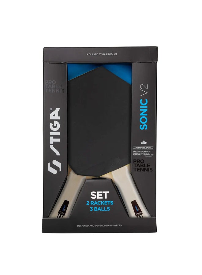 Stiga Sonic V2 Table Tennis Set - Image 1