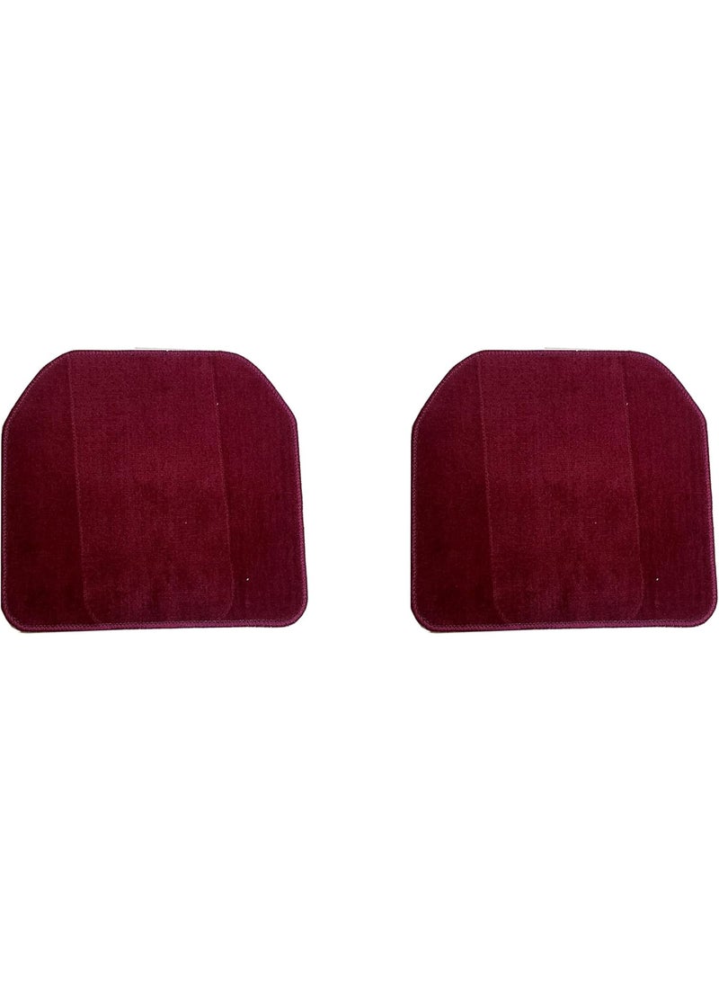 Universal Car Carpet Floor Mat 5 Piece (MAROON) - Image 3