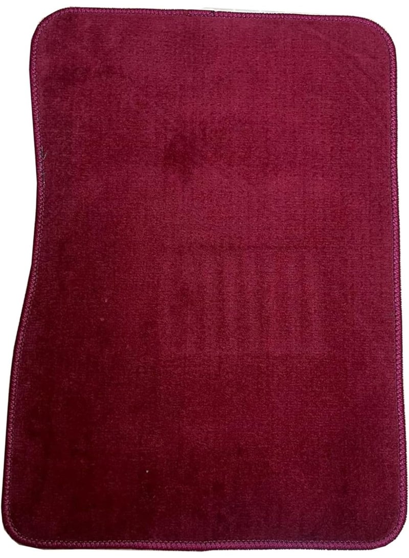 Universal Car Carpet Floor Mat 5 Piece (MAROON) - Image 4