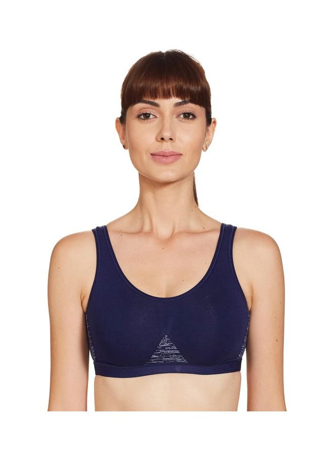 JOCKEY - Jockey 1376 Women Wire free Non Padded Super Combed Cotton Elastane Stretch Full Coverage Slip On Active Bra with Wider Straps and Moisture Move Treatment - Image 1