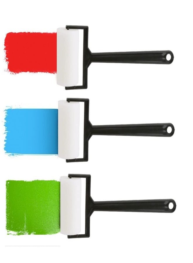 KRAFTMASTERS 3pcs/Set New White Sponge Brush Foam Painting Roller Brush Kids Craft Tool Drawing Toys Painting Supplies - Image 3
