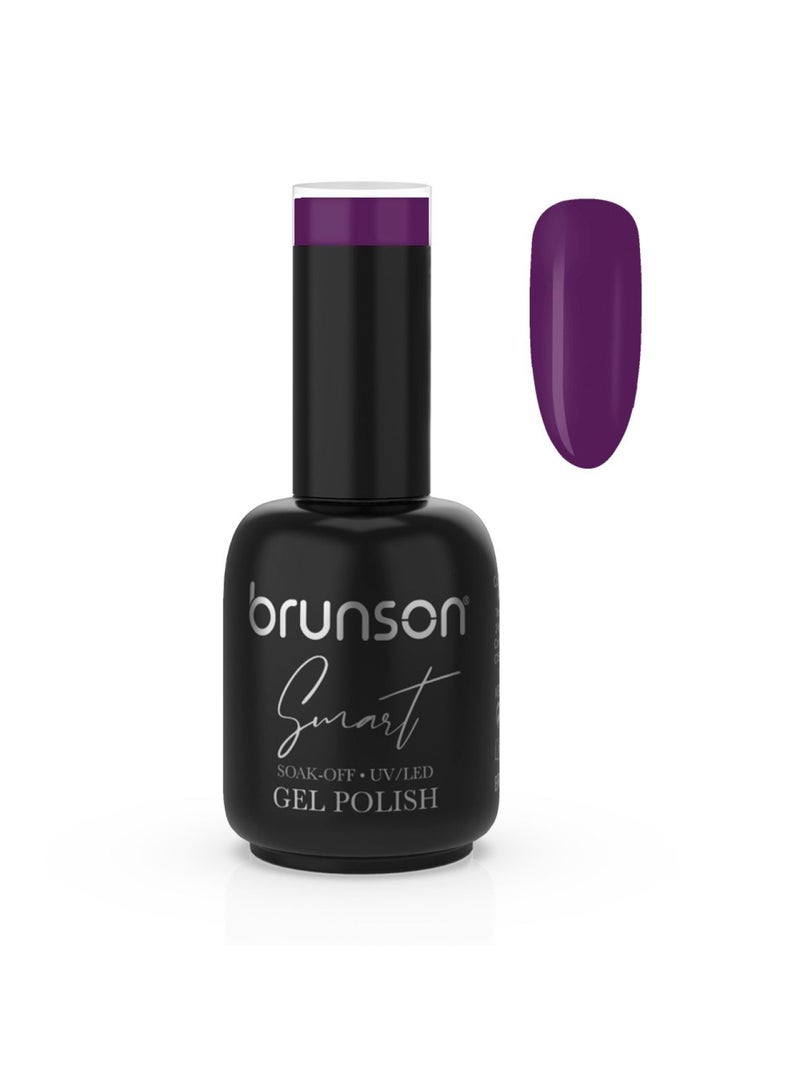 brunson Gel Nail Polish 15ml Smart Gel Nails Glossy Shine Finish Long Lasting Soak off UV LED Gel Polish for Nail Art French Manicure Pedicure Salon Quality Chip Resistant Gel Nail Extensions UV Gel BSN740