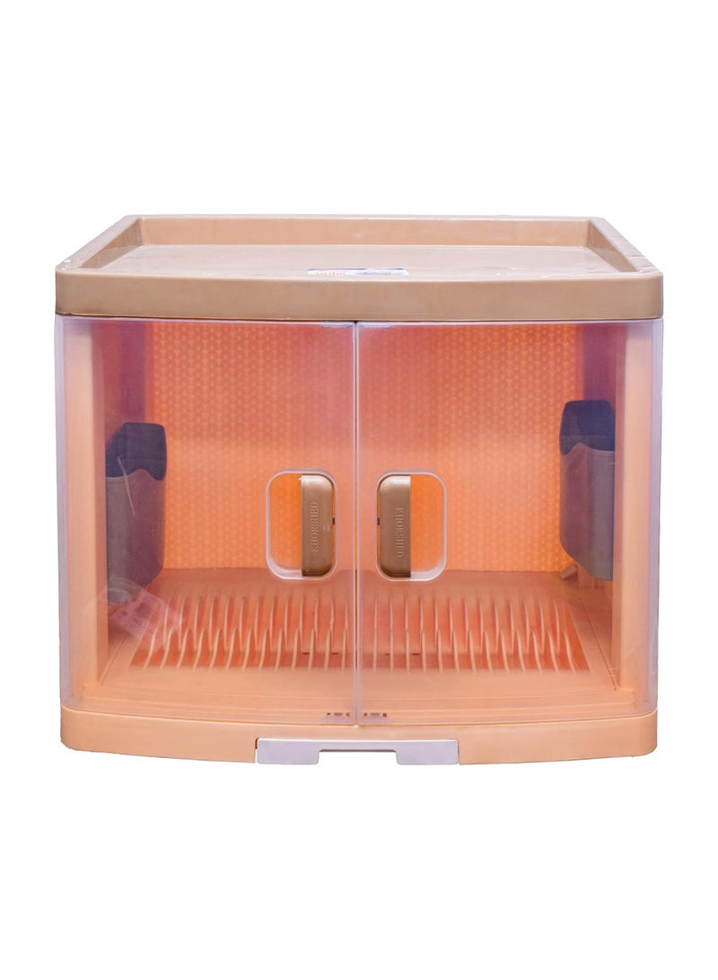 خورشيد بلاست مطبقيه بلاستك مطبخ دولاب  هابي هوم 57*32 سم من خورشد بلاستك متعدد الاوان  320021