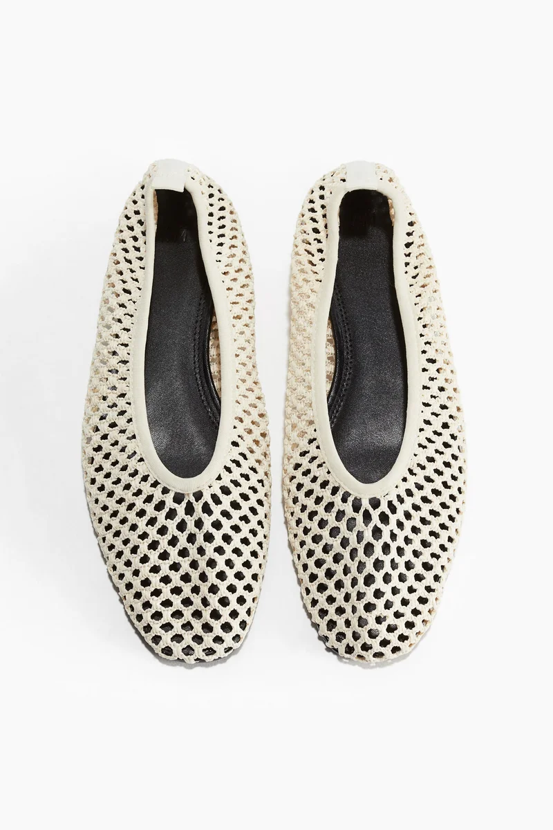 H&M Braided ballet pumps