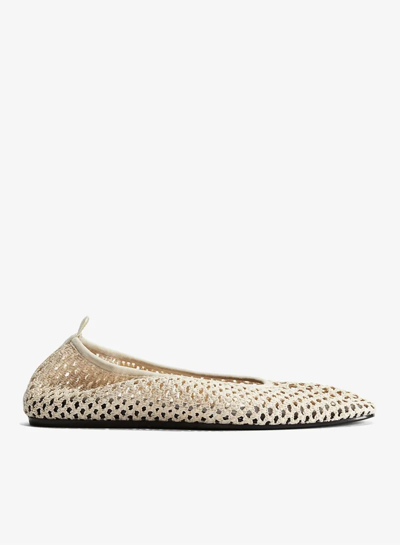 H&M Braided ballet pumps