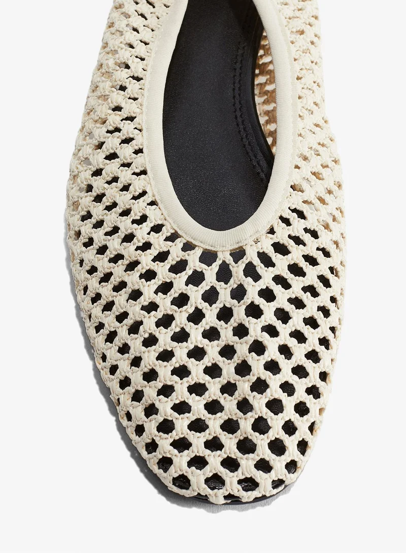 H&M Braided ballet pumps
