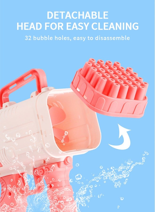 GROIC 32-Hole Electric Bubble Machine, Rocket Bubble Maker Blower for Kids, Space Travel Rocket Launcher Automatic Bubble Gun Summer Toy Gift for Party Wedding Outdoor & Indoor Activity - Image 5