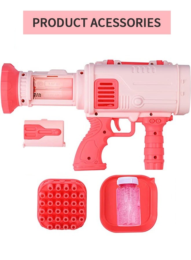 GROIC 32-Hole Electric Bubble Machine, Rocket Bubble Maker Blower for Kids, Space Travel Rocket Launcher Automatic Bubble Gun Summer Toy Gift for Party Wedding Outdoor & Indoor Activity - Image 2