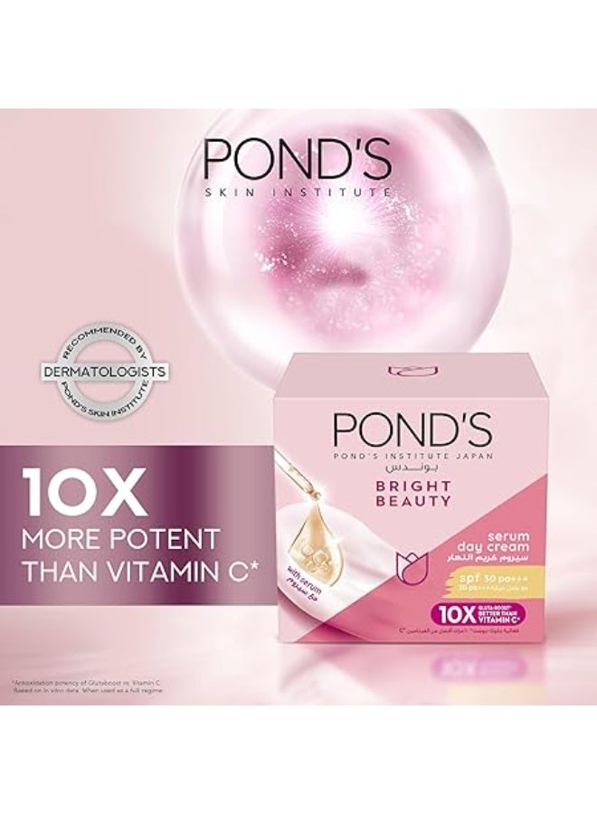 Pond's Bright Beauty, Serum Day Cream, with SPF30, Niacinamide and Vitamin E - Image 3