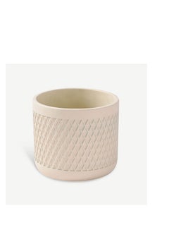 OC HOME Messina Cement Planter Beige 14x12cm  - Image 1