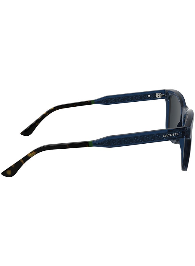 LACOSTE FULL RIM INJECTED LACOSTE SUNS L6060S 5417 (410) TRANSPARENT BLUE - Image 5