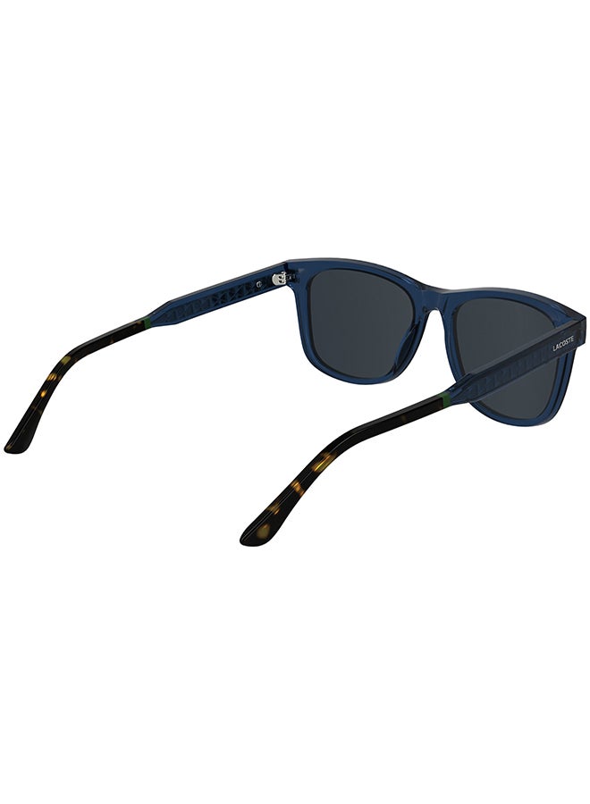 LACOSTE FULL RIM INJECTED LACOSTE SUNS L6060S 5417 (410) TRANSPARENT BLUE - Image 4