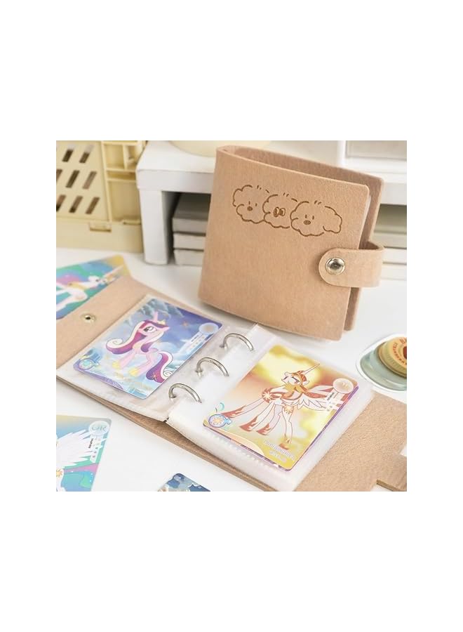 The Bros 3 Inch Photo Album Mini Kpop Photocard Binder, Small Photo Album Card Holder for Fujifilm Instax Polaroid Film 40 Pockets  - Image 3