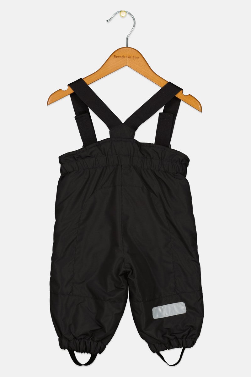 H&M Toddlers Boy Solid Suspender Pants, Black  - Image 2