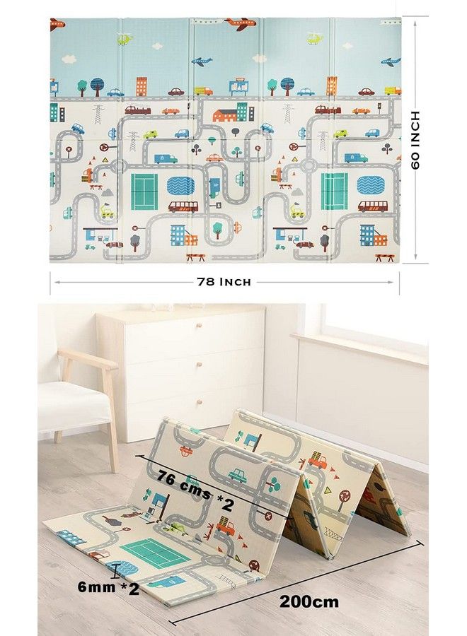 Magicwand Baby Double Sided Water & Stain Proof Extra Thick Foldable Crawling Multipurpose Play Floor Mat【6 Months & Up】【Pack Of 1】 - Image 4