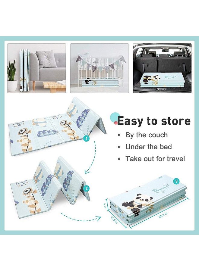 Magicwand Baby Double Sided Water & Stain Proof Extra Thick Foldable Crawling Multipurpose Play Floor Mat【6 Months & Up】【Pack Of 1】 - Image 5