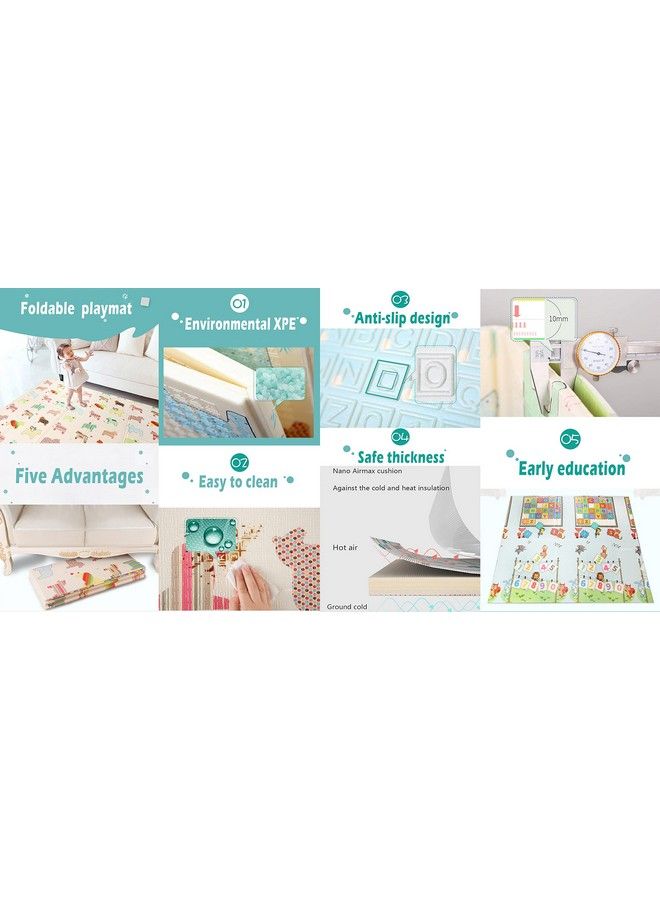 Magicwand Baby Double Sided Water & Stain Proof Extra Thick Foldable Crawling Multipurpose Play Floor Mat【6 Months & Up】【Pack Of 1】 - Image 3