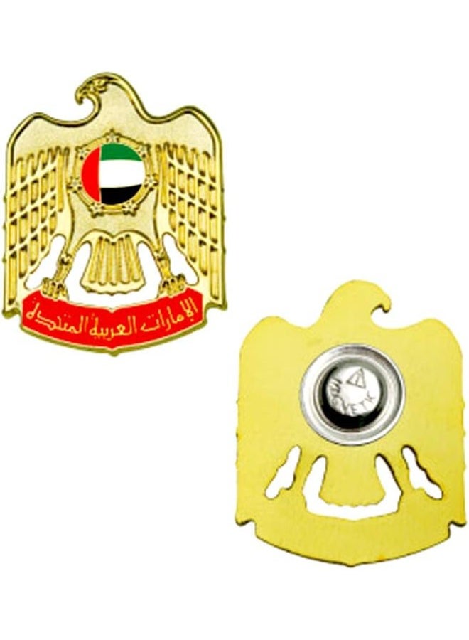 Pack of 3 UAE Metal Falcon logo Badges Pin For UAE National Day - Image 1