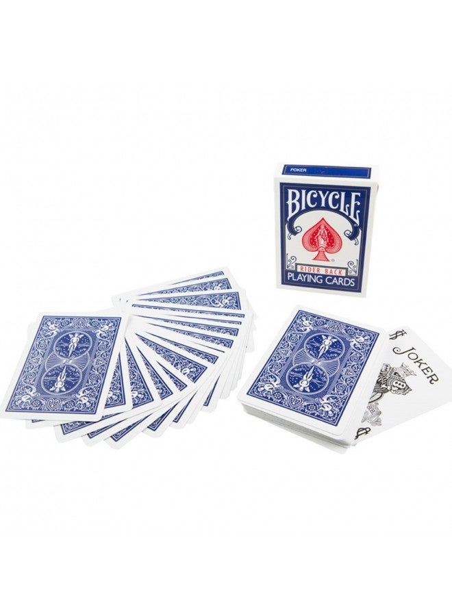 Magic Makers Bicycle Stripper Deck with 10 Bonus Tricks (Blue) - Tapered Magic Trick Deck - Image 2