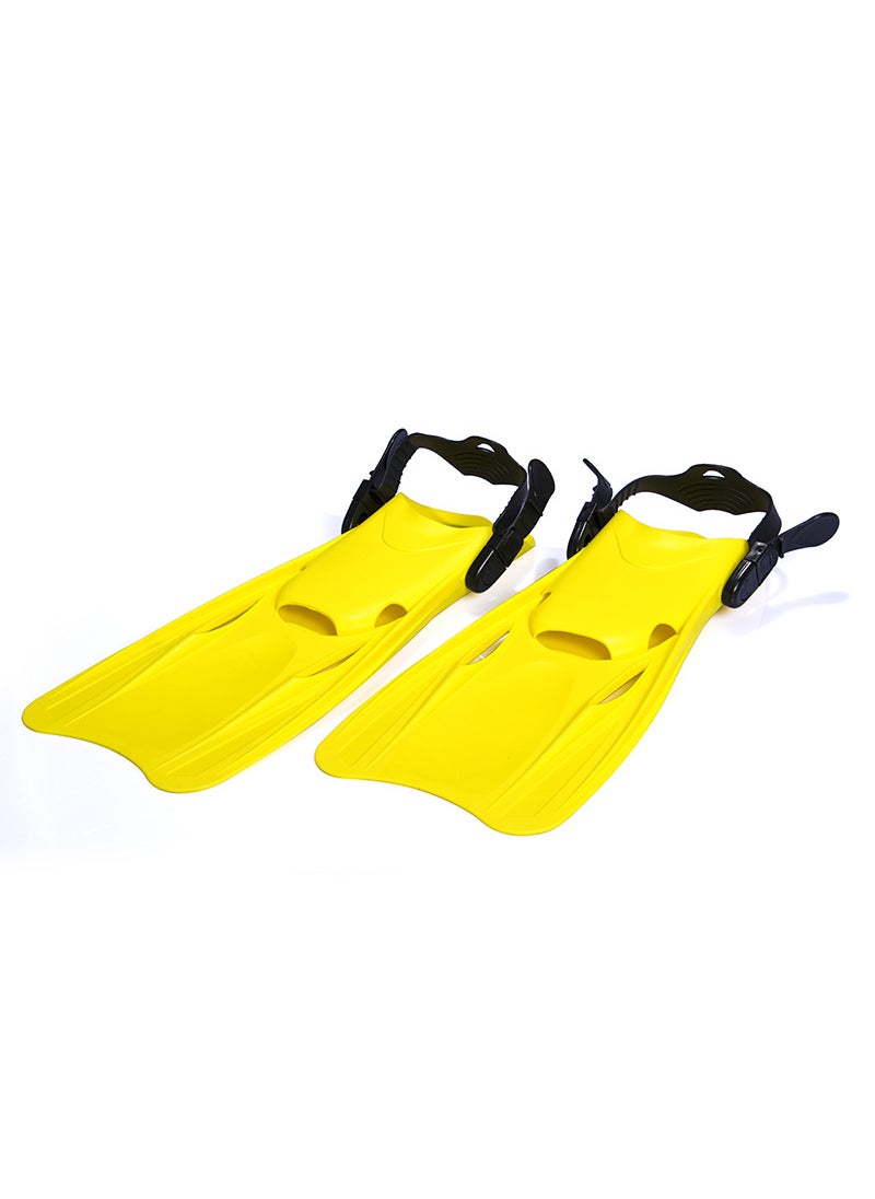 Generic - Adjustable High-End Swim Fins for Adults and Kids Yellow - Image 1