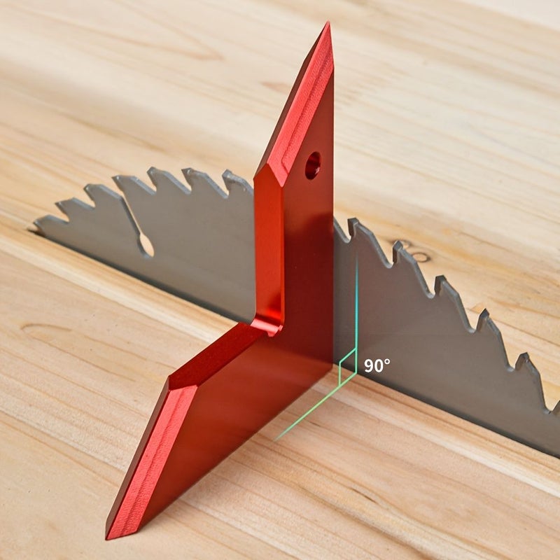 Black L Shaped Triangular Ruler 45 90 Degree for Woodworking Measurement - Image 4