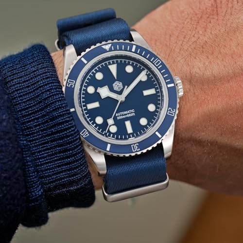 watchdives Nylon Watch Band 18mm 20mm 22mm Multicolor Replacement Watch Straps for Men Women (Blue, 20mm) - Image 4