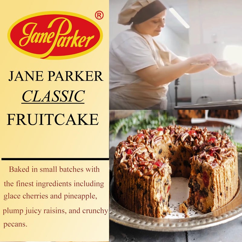 Jane Parker Fruitcake Classic Light Fruit Cake 3 Pound (48 Ounce) Ring - Image 3