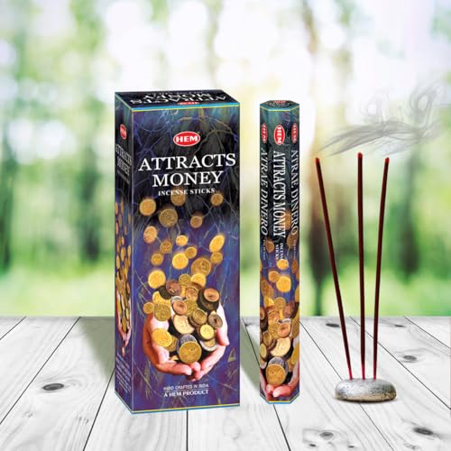 HEM يجذب المال - علبة من ستة أنابيب وزن 20 جرام - بخور هيم - Image 2