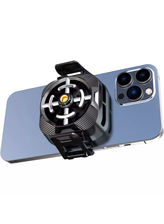 X94 Upgraded Magnetic Cell Phone Cooler, RGB Phone Cooling Fan Portable Lightweight Mobile Phone Cooling Fan, Phone Radiator with Larger Cooling Area for Phone/Tablet/iPad - Image 2