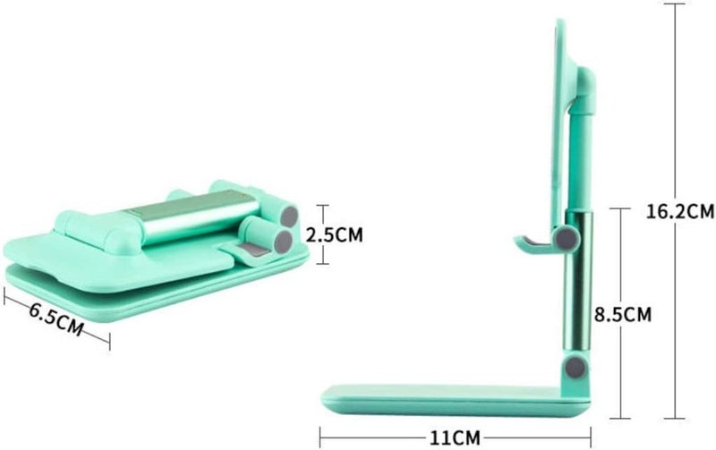 Mobile Phone Stand Desktop Live Broadcast Online Lesson Chase Drama Tablet Universal Folding Carry-on Support Shelf (Color : C) (C) - Image 2