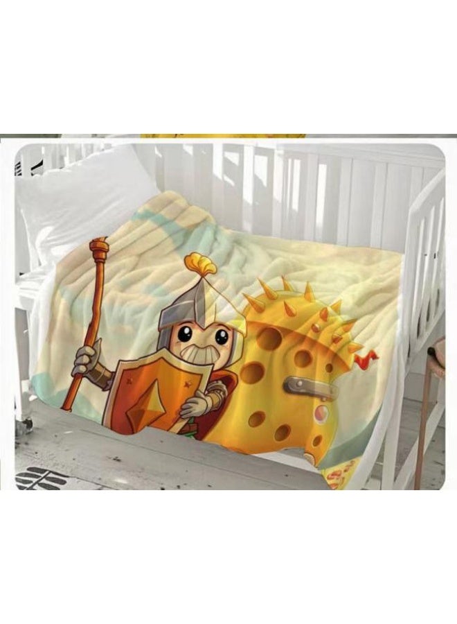 general Children's or student cartoon flannel thin blanket (warm and comfortable, suitable for sleep, games) 100cm*150cm - 19 - Image 3