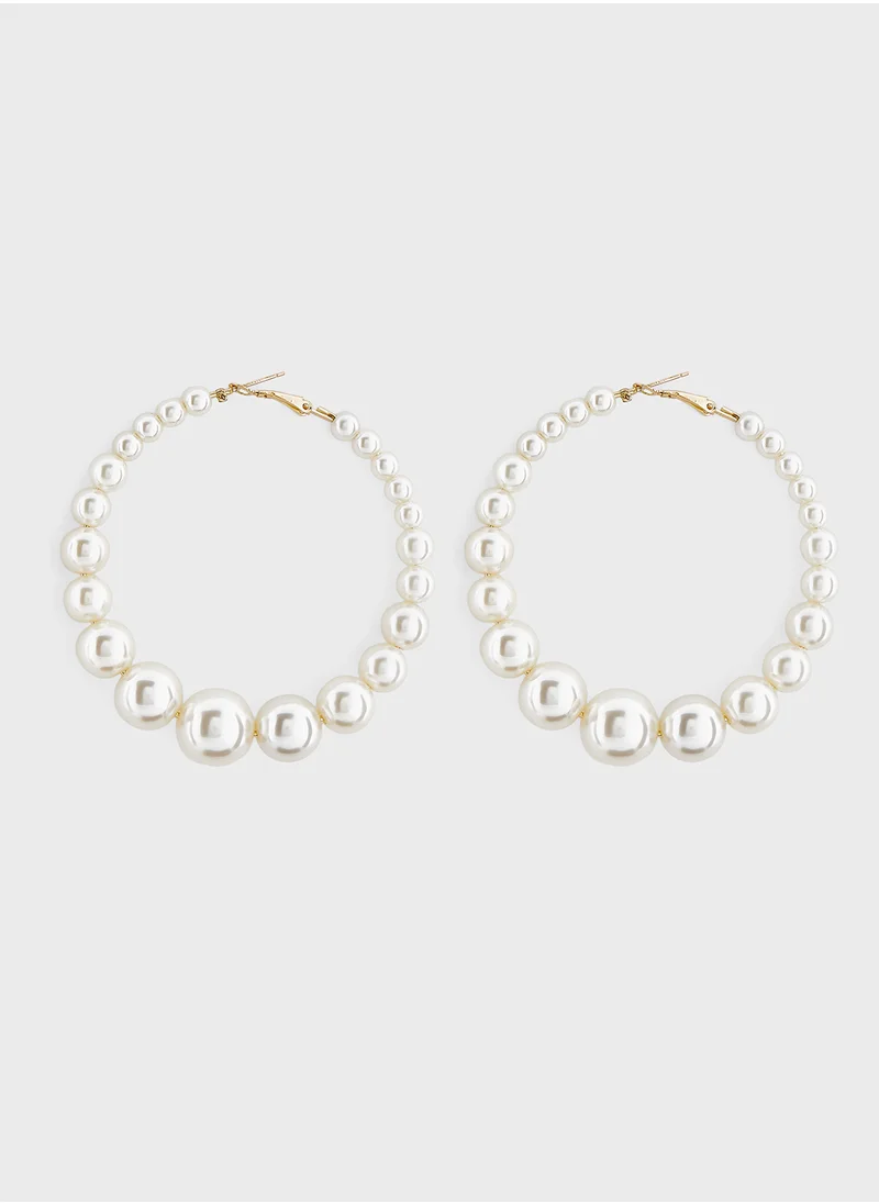 ايلا Floral Pearl Studearrings