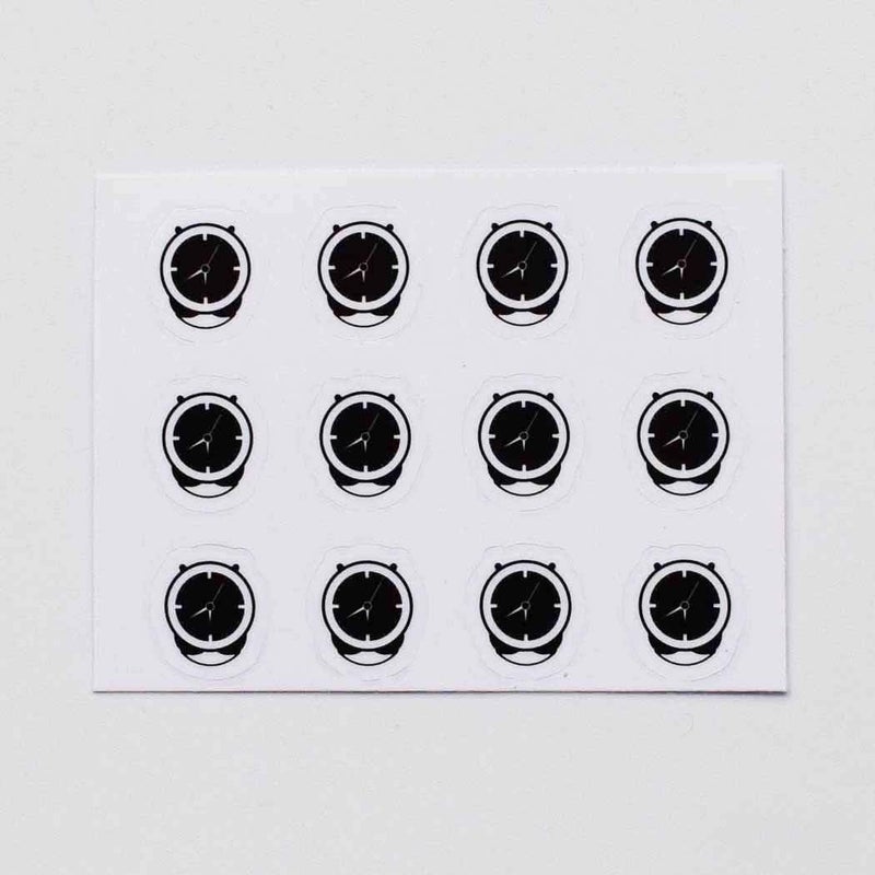 MAGJUCHE Clock Planner Stickers 120 Clear Alarm Clock Time Appointment Planner Labels Scrapbooking Crafting Stickers  - Image 3