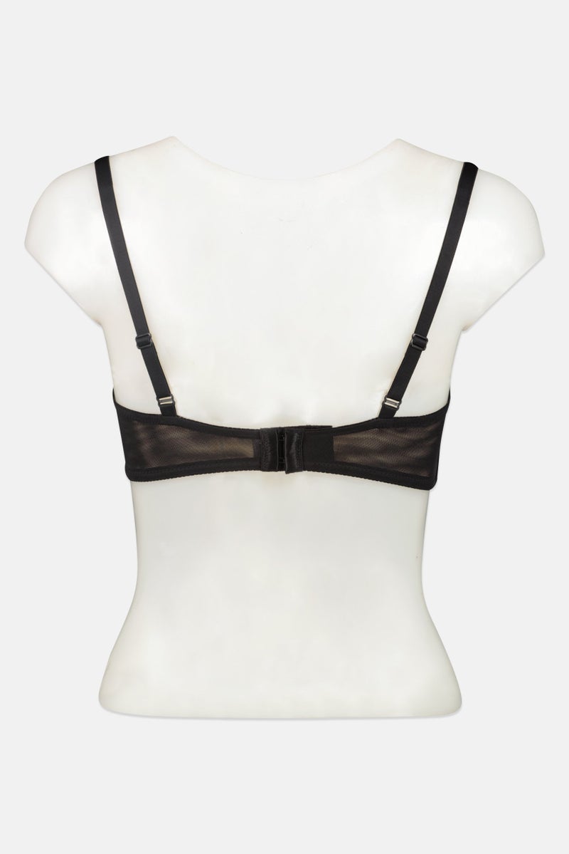 TRIUMPH Women Textured Padded Bra, Black - Image 3