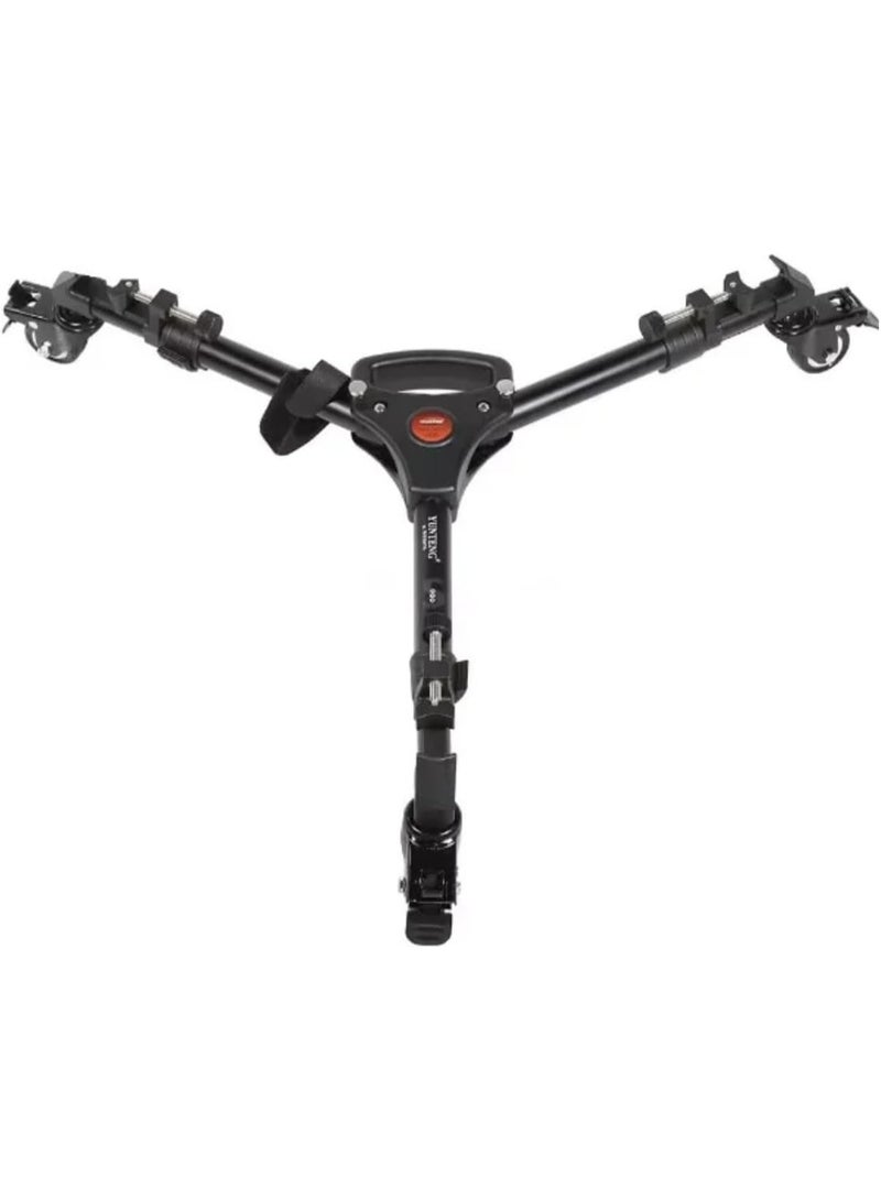 Professional Camera Tripod Dolly, 3-Wheel Slider Base with Portable Bag, Heavy Duty Folding Design - Image 1
