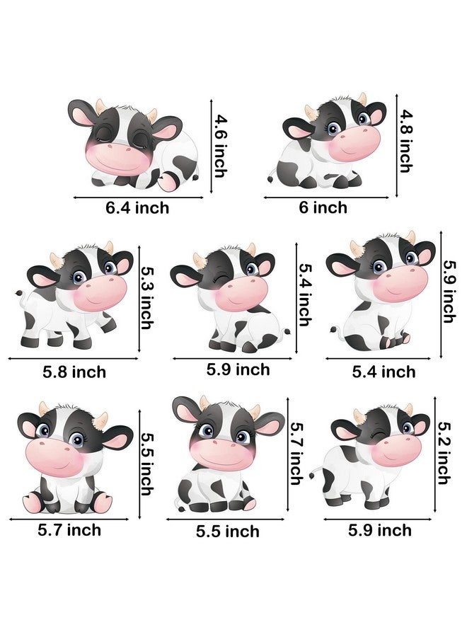 umoni Cow Party Centerpieces Decoration 24Pcs Cow Theme Party Table Toppers For Cow Baby Shower Centerpieces Decoration Farm Animal Birthday Party Supplies - Image 4
