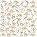 VICROIC 60 PCS Dinosaur Fossil Skeletons Assorted Dinosaur Skeleton Toys Figures for Science Play Dino Sand Dig Party Favor Decorations - Image 3